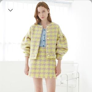 Storets Lori Houndstooth 2 Piece Set